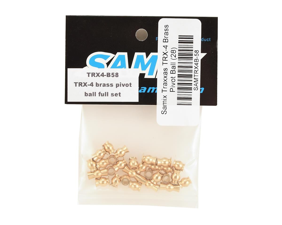 Samix Brass Pivot Ball Set for Traxxas TRX-4 (28)