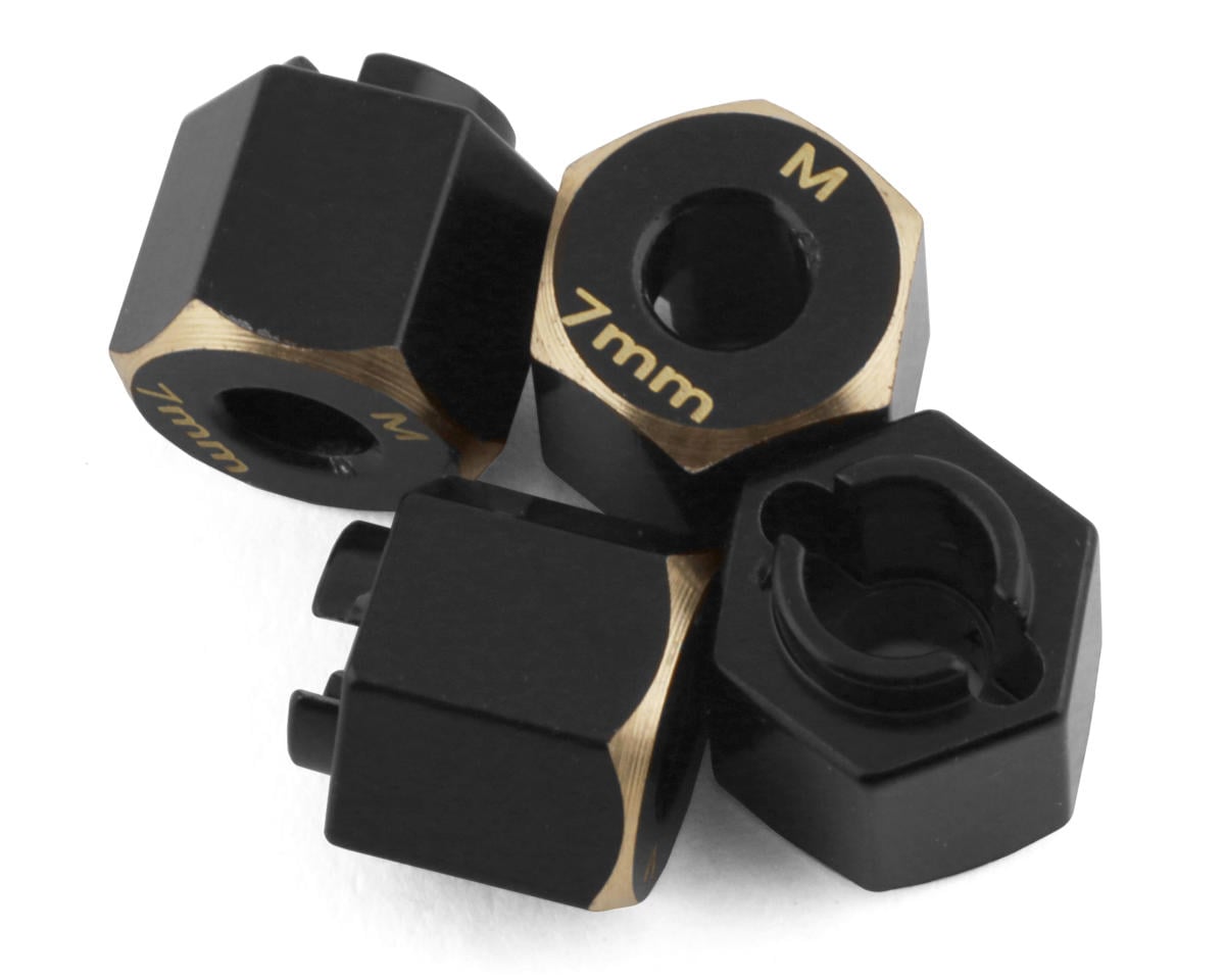 Samix Brass Hex Adapters for Traxxas TRX-4M (7mm) (1.5g)