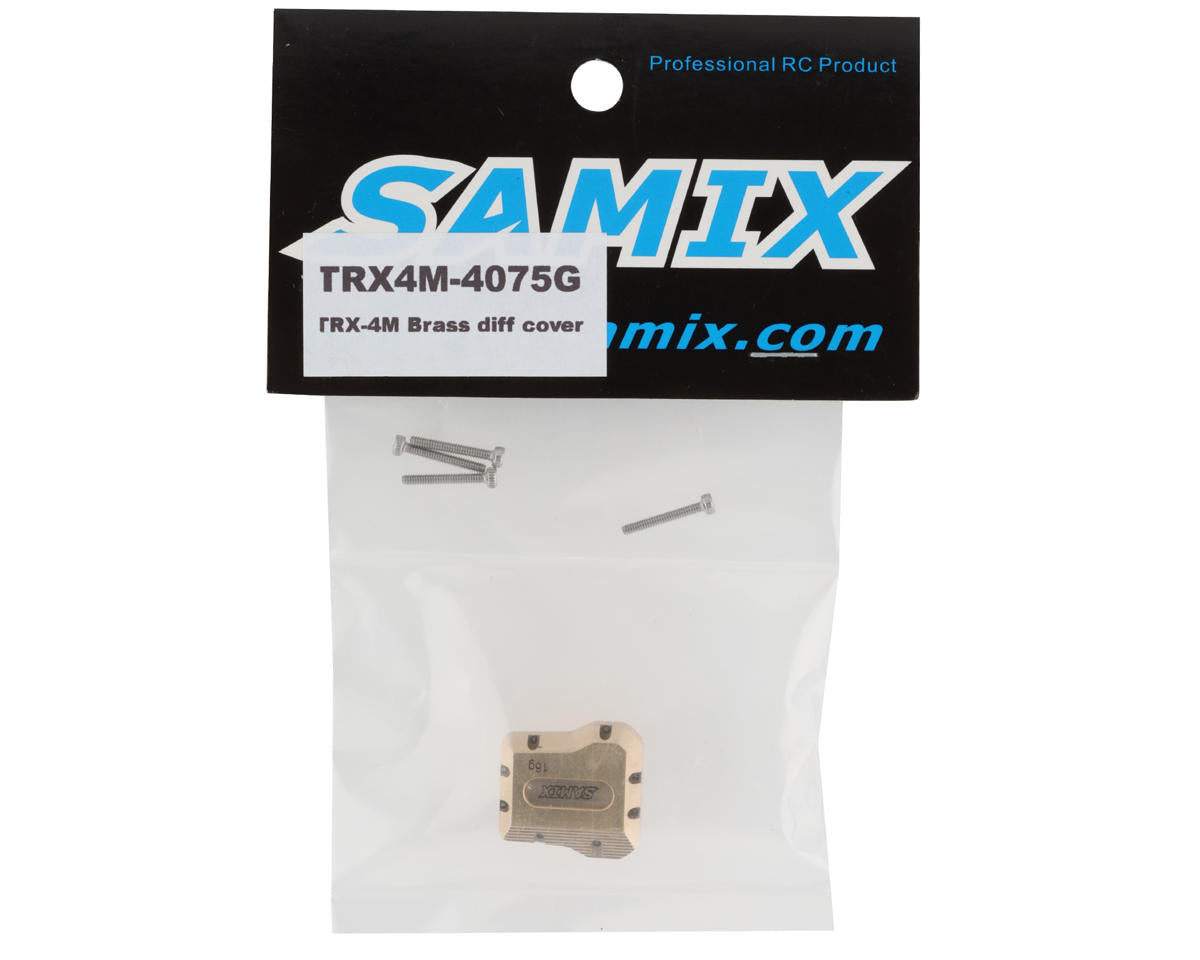 Samix Brass Differential Cover for Traxxas TRX-4M (Gold) (16g)