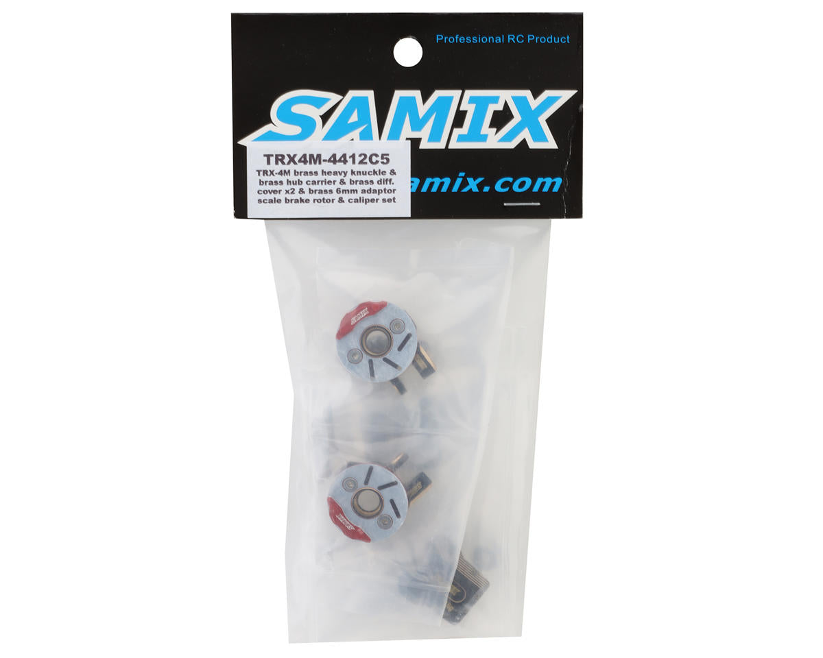 Samix Brass Steering Knuckles & Differential Covers for Traxxas TRX-4M