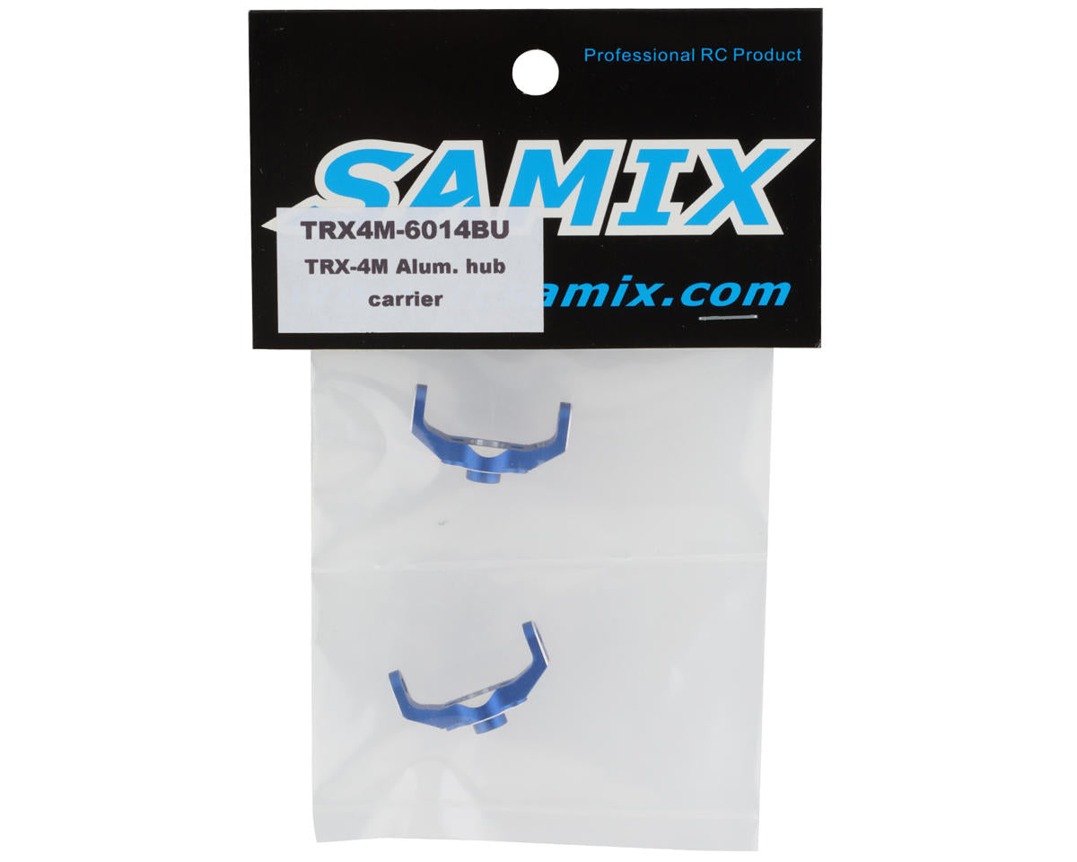 Samix Aluminum Hub Carriers for Traxxas TRX-4M (Blue) (2)