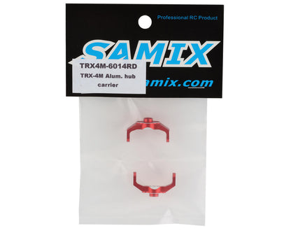 Samix Aluminum Hub Carriers for Traxxas TRX-4M (Red) (2)