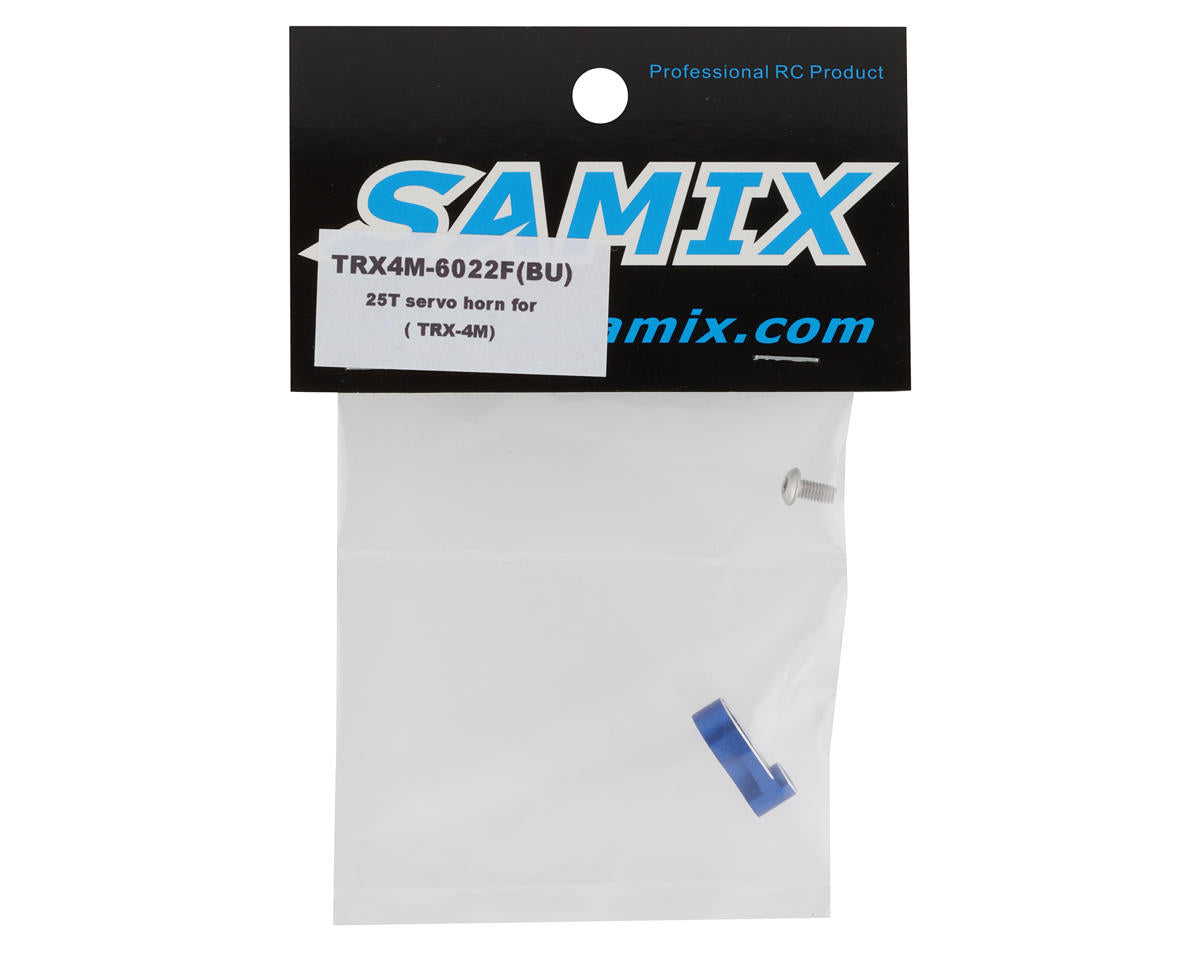 Samix Aluminum Servo Horn for Traxxas TRX-4M (Blue) (25T)