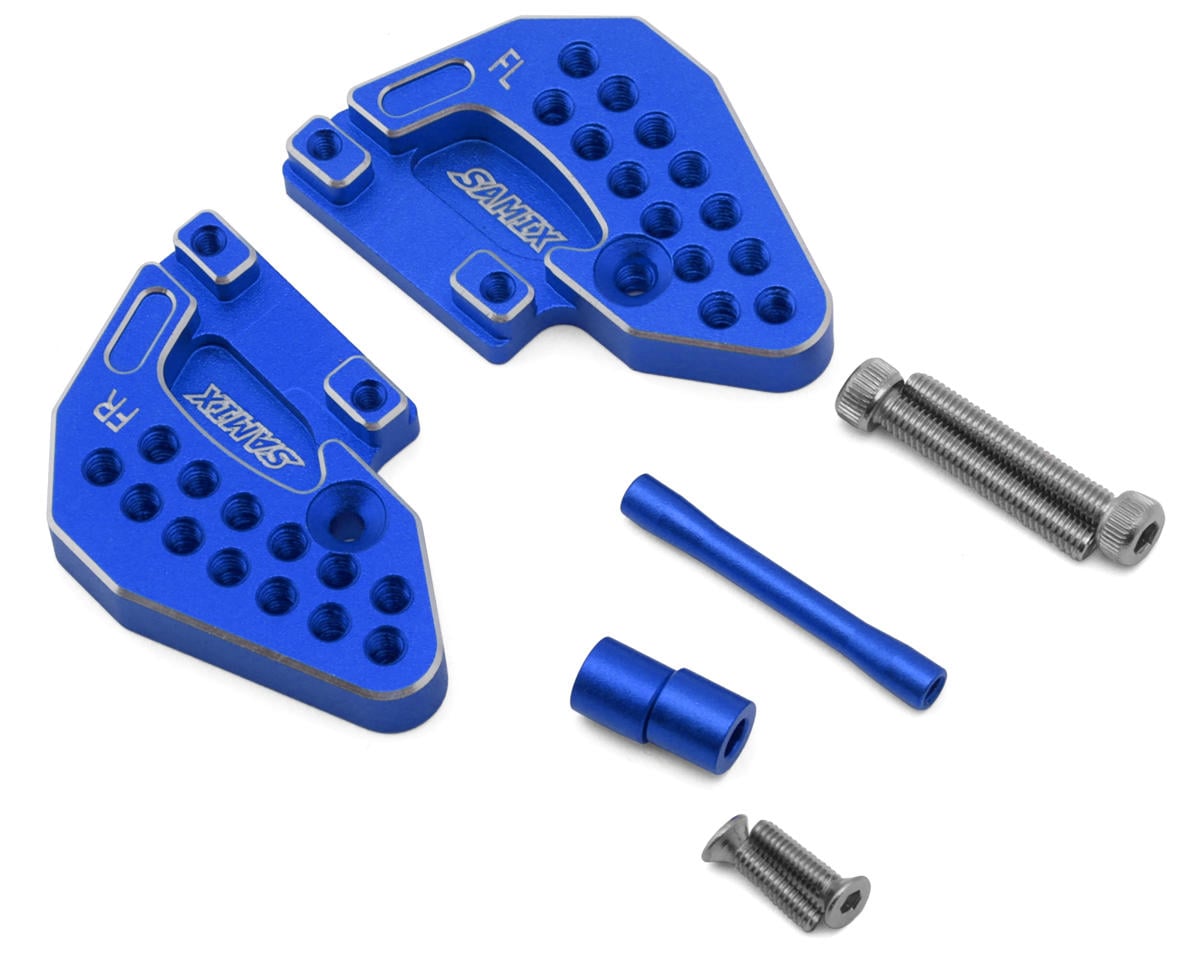 Samix Aluminum Front Shock Plates for Traxxas TRX-4M (Blue) (2)