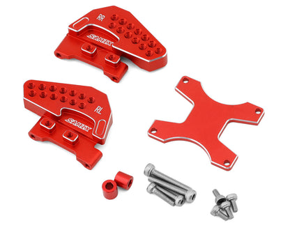Samix Aluminum Rear Shock Mounts for Traxxas TRX-4M (Red) (2)