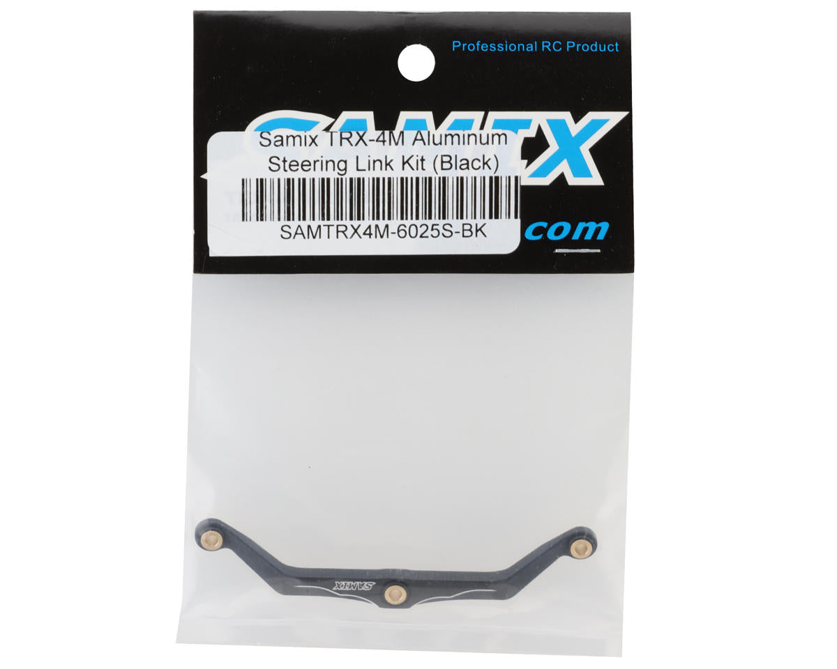 Samix Aluminum Steering Link for Traxxas TRX-4M (Black)