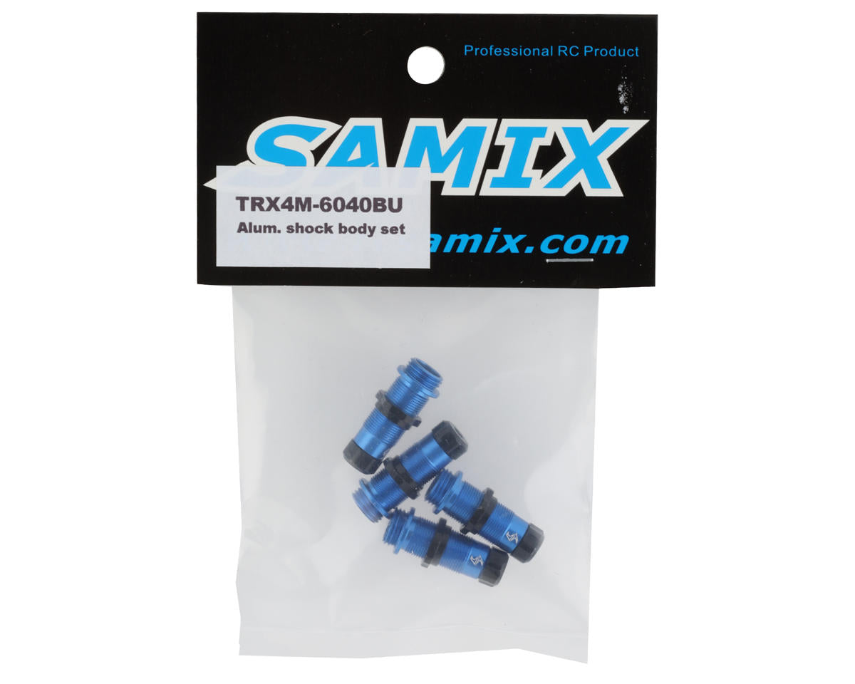 Samix Aluminum Threaded Shock Bodies for Traxxas TRX-4M (Blue) (4)