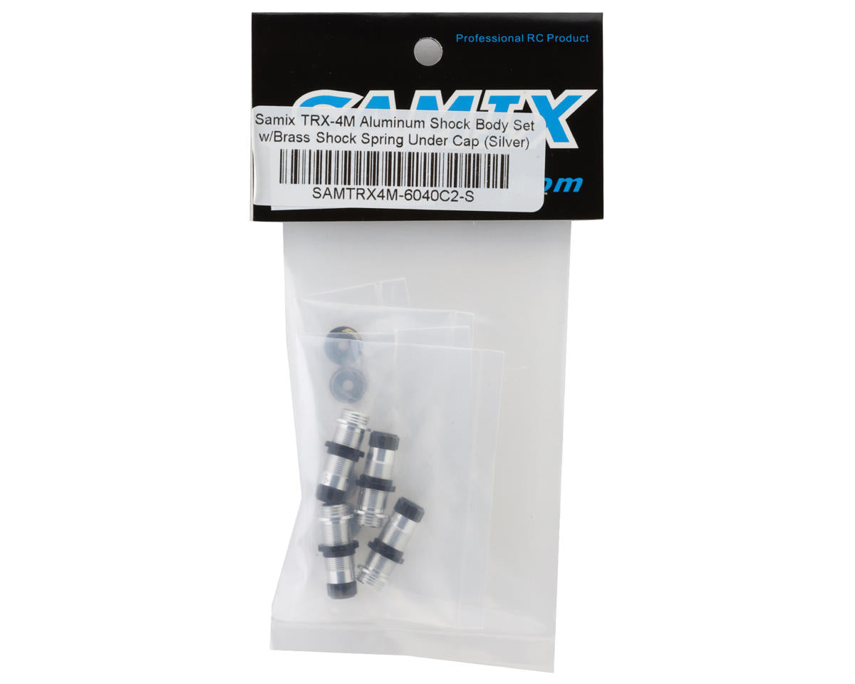 Samix Aluminum Shock Bodies for Traxxas TRX-4M (Silver) (4)