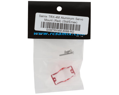 Samix Aluminum Servo Mount for Traxxas TRX-4M (Red) (Traxxas/EcoPower)