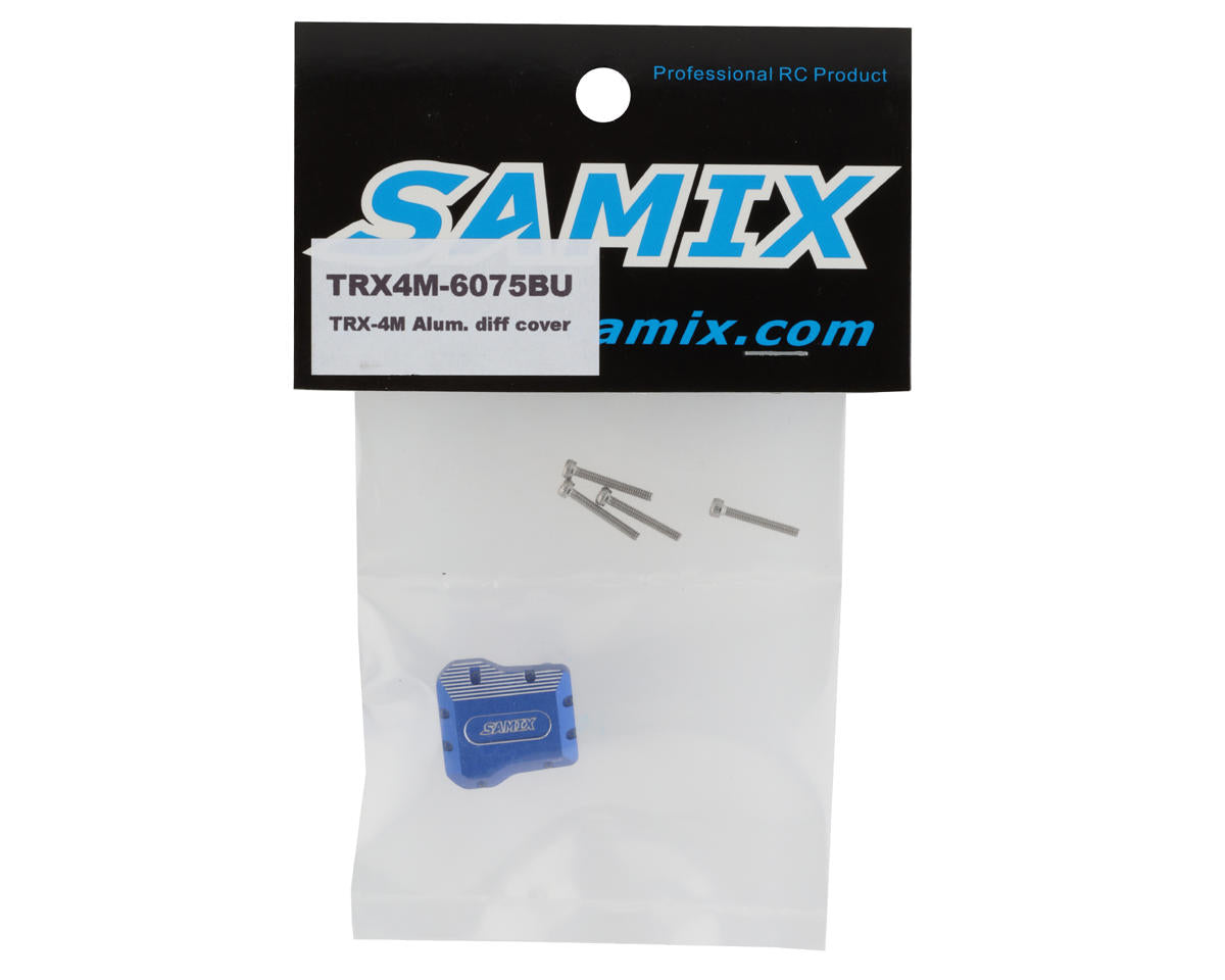Samix Aluminum Differential Cover for Traxxas TRX-4M (Blue)