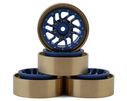 Samix Aluminum & Brass Adjustable Offset 1.0" Beadlock Wheels for Traxxas