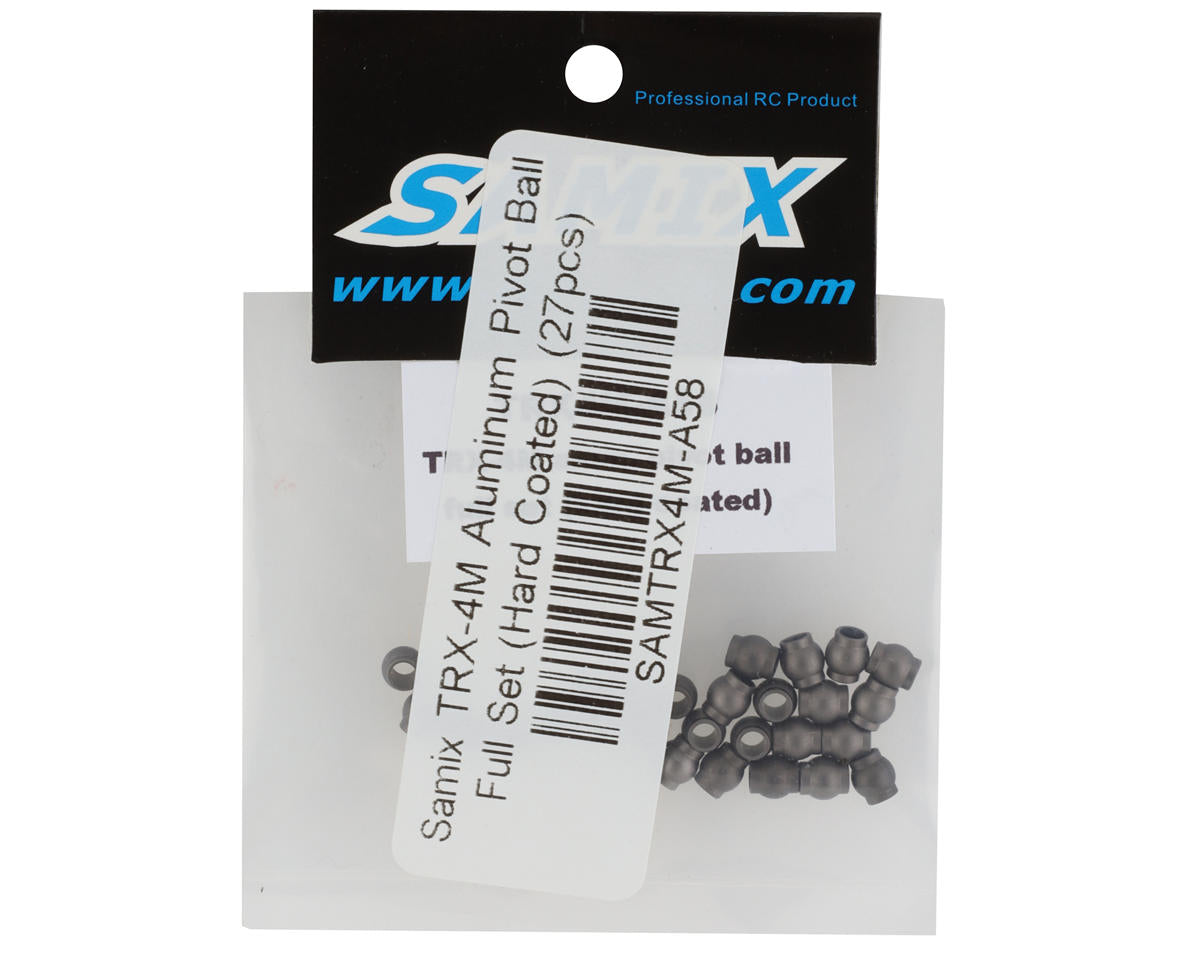 Samix Aluminum Pivot Balls for Traxxas TRX-4M (Hard Coated) (27pcs)