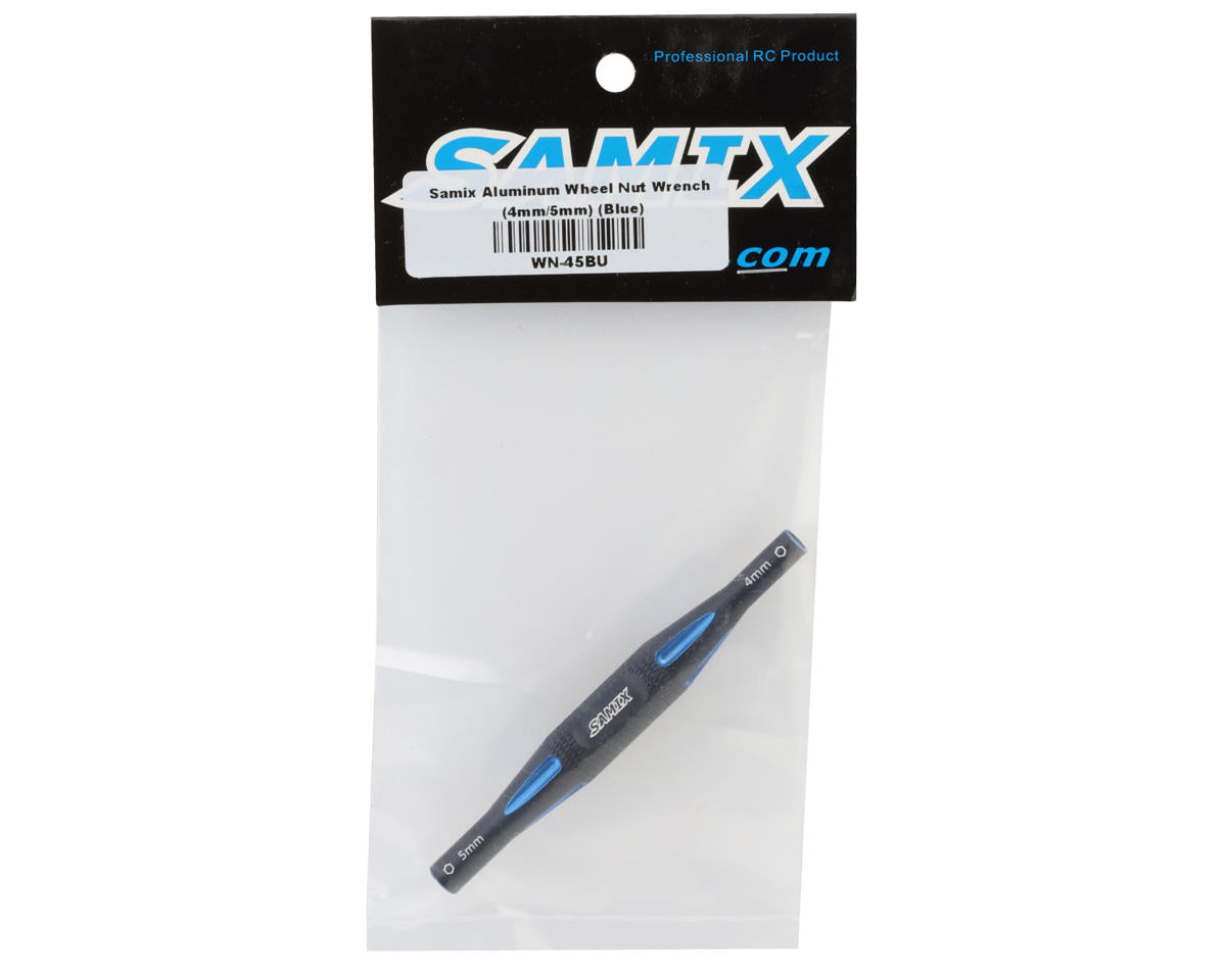 Samix Aluminum Wheel Nut Wrench (4mm/5mm) (Blue)