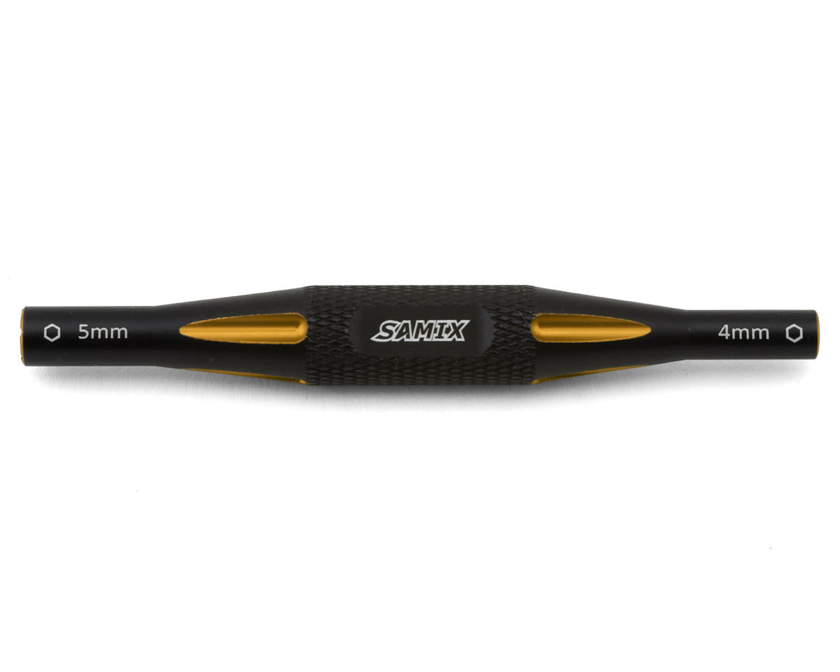 Samix Aluminum Wheel Nut Wrench (4mm/5mm) (Gold)