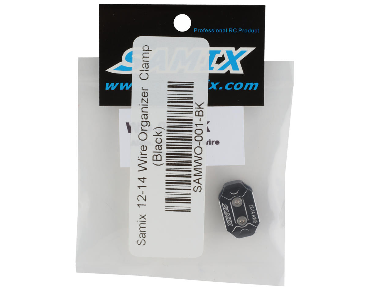 Samix 12-14AWG Motor Wire Organizer Clamp (Black)