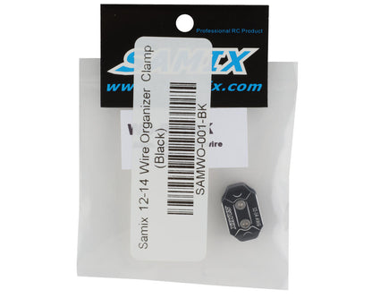 Samix 12-14AWG Motor Wire Organizer Clamp (Black)