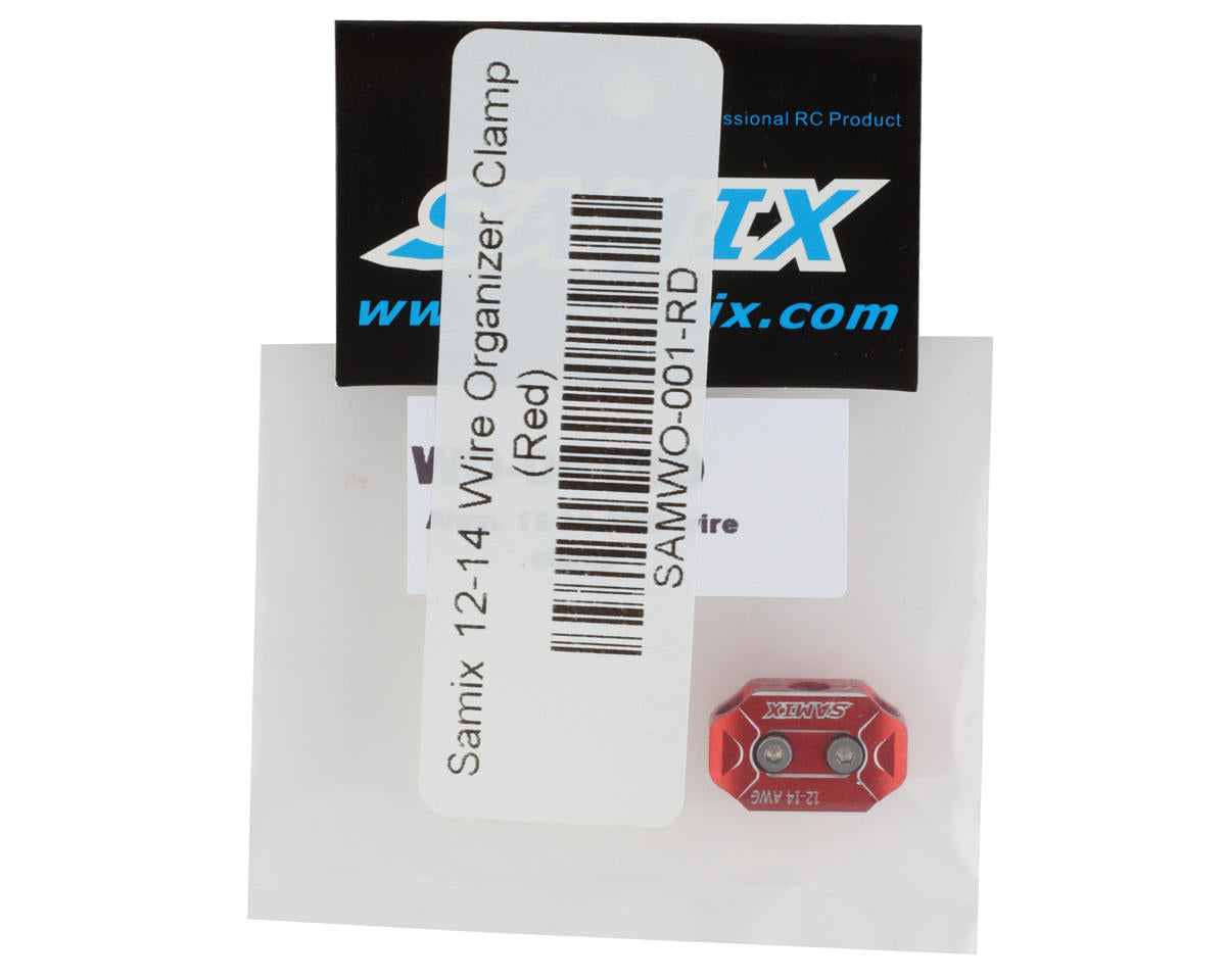 Samix 12-14AWG Motor Wire Organizer Clamp (Red)