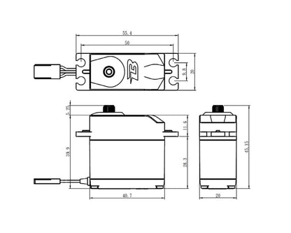 Savox B-12KG Standard Metal Gear Servo