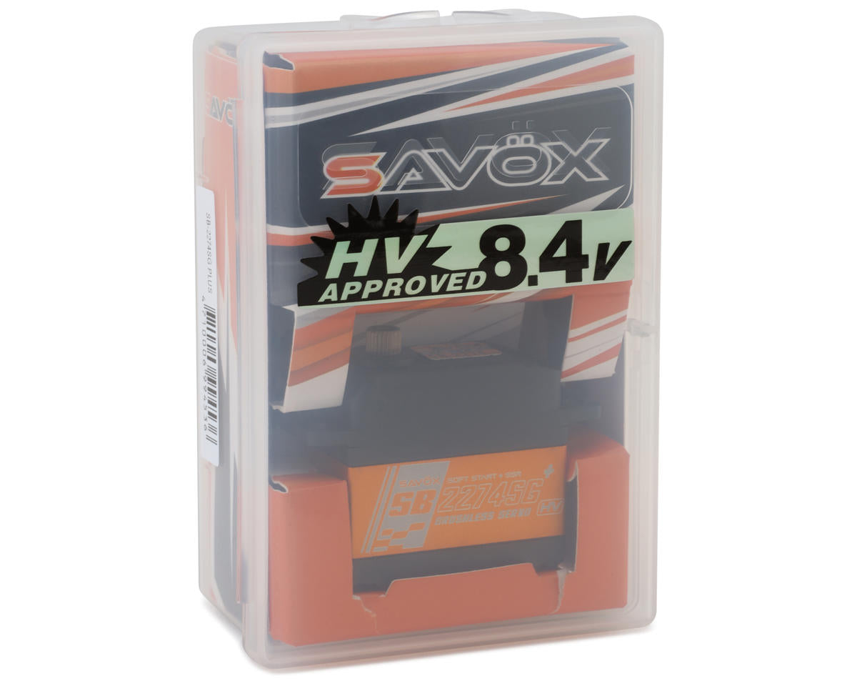 Savox SB-2274SGP Hybrid "High Speed" Brushless Steel Gear Servo (High Voltage)