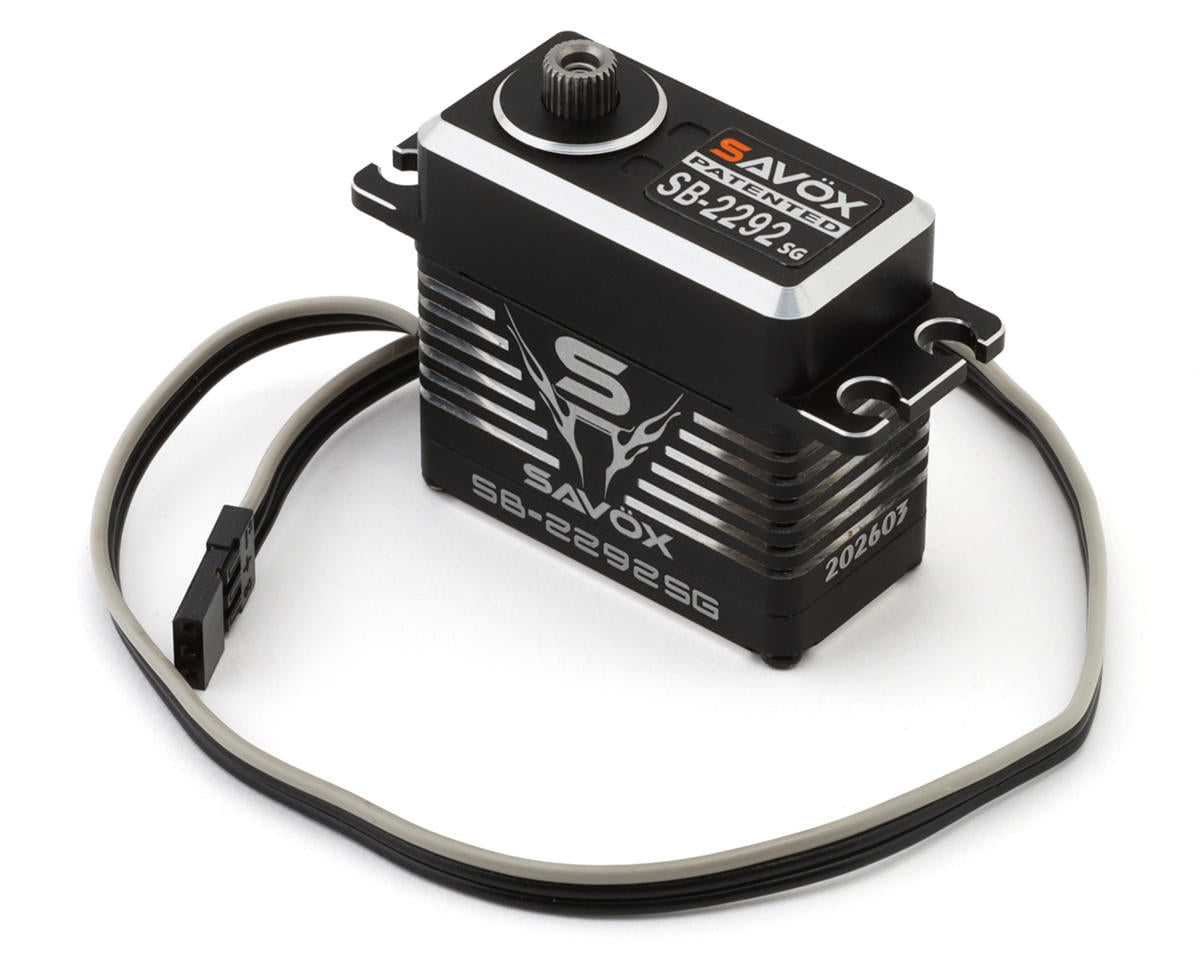 Savox SB-2292SG Black Edition Aluminum "Monster Torque" Brushless Steel Gear