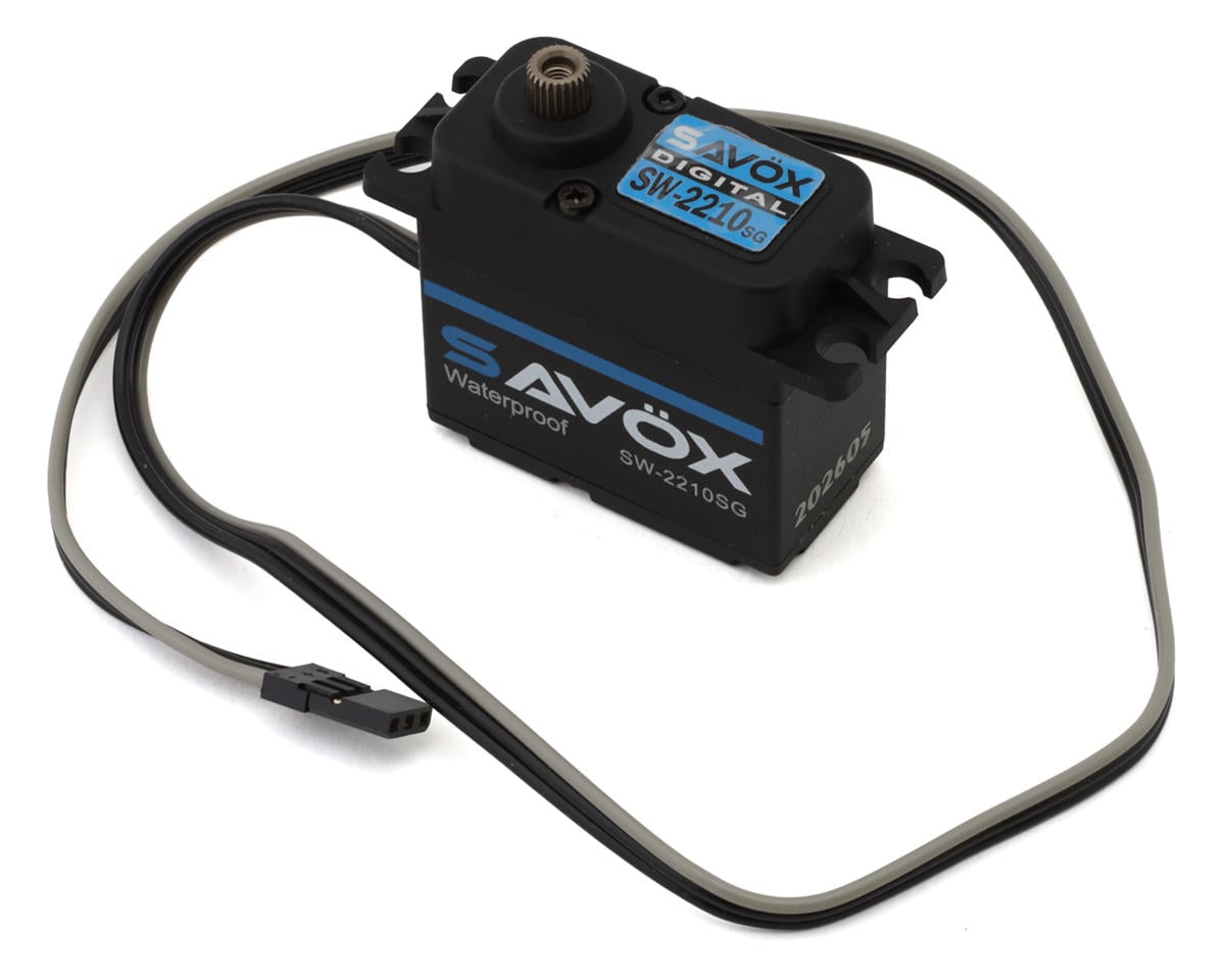 Savox SW-2210SG Black Edition Brushless Waterproof Premium Digital Steel Gear