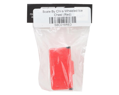 Scale By Chris Wheeled Ice Chest (Red)