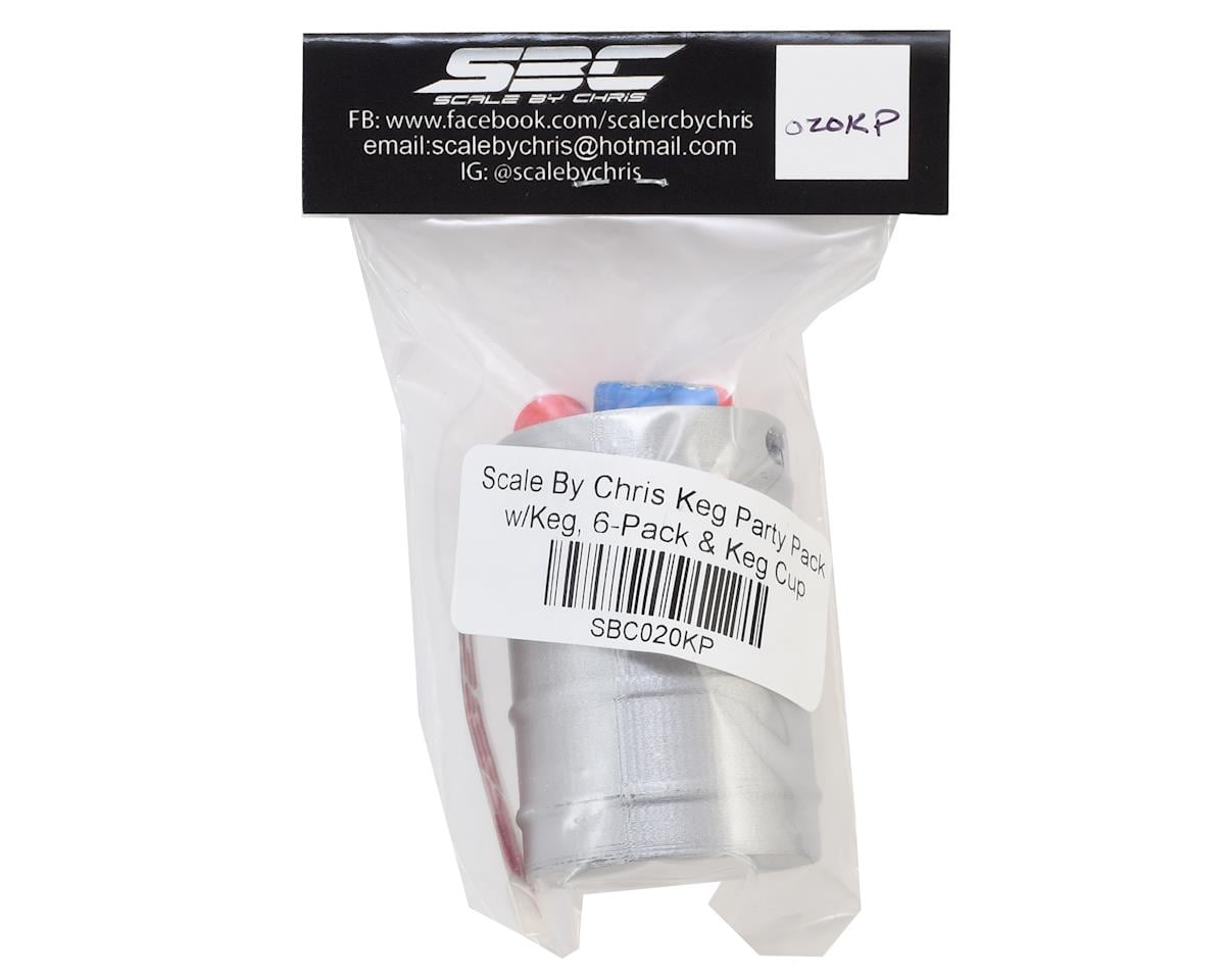 Scale By Chris Keg Party Pack w/Keg, 6-Pack & Keg Cup