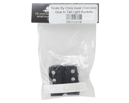 Scale By Chris SCX10 II Glue In Tail Light Buckets (AXID9047)