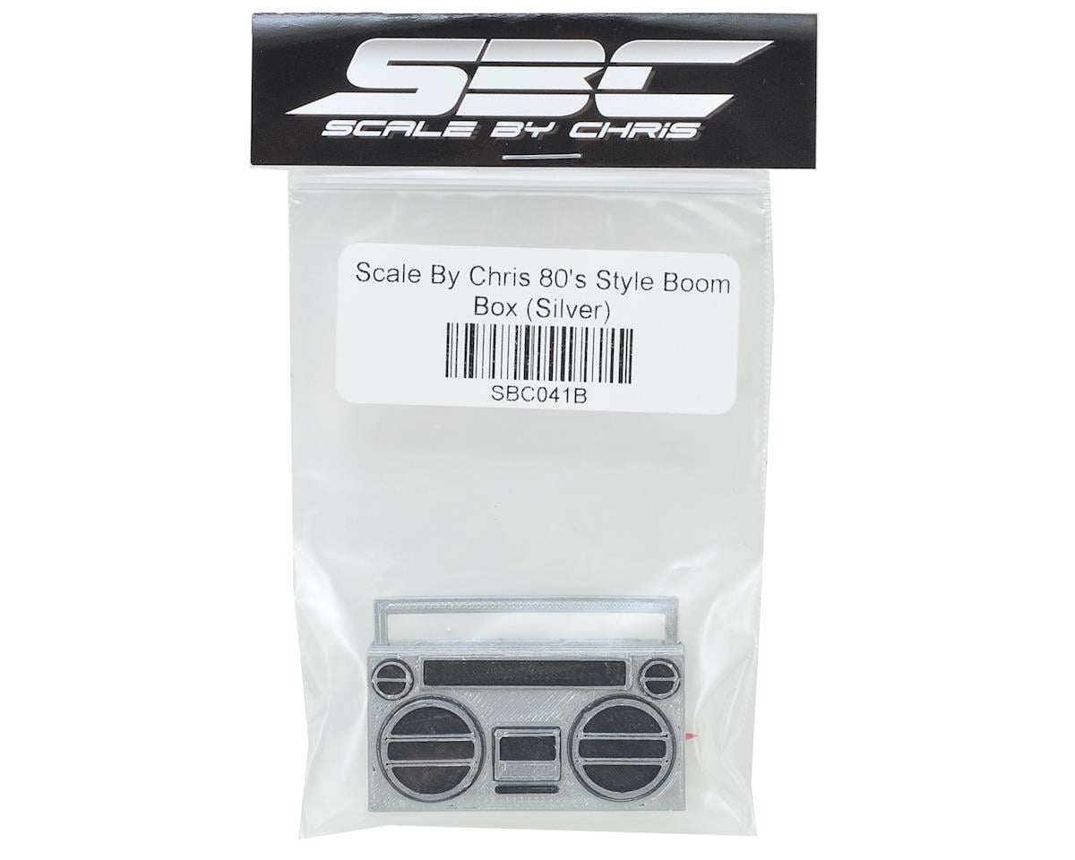 Scale By Chris 80's Style Boom Box (Silver)