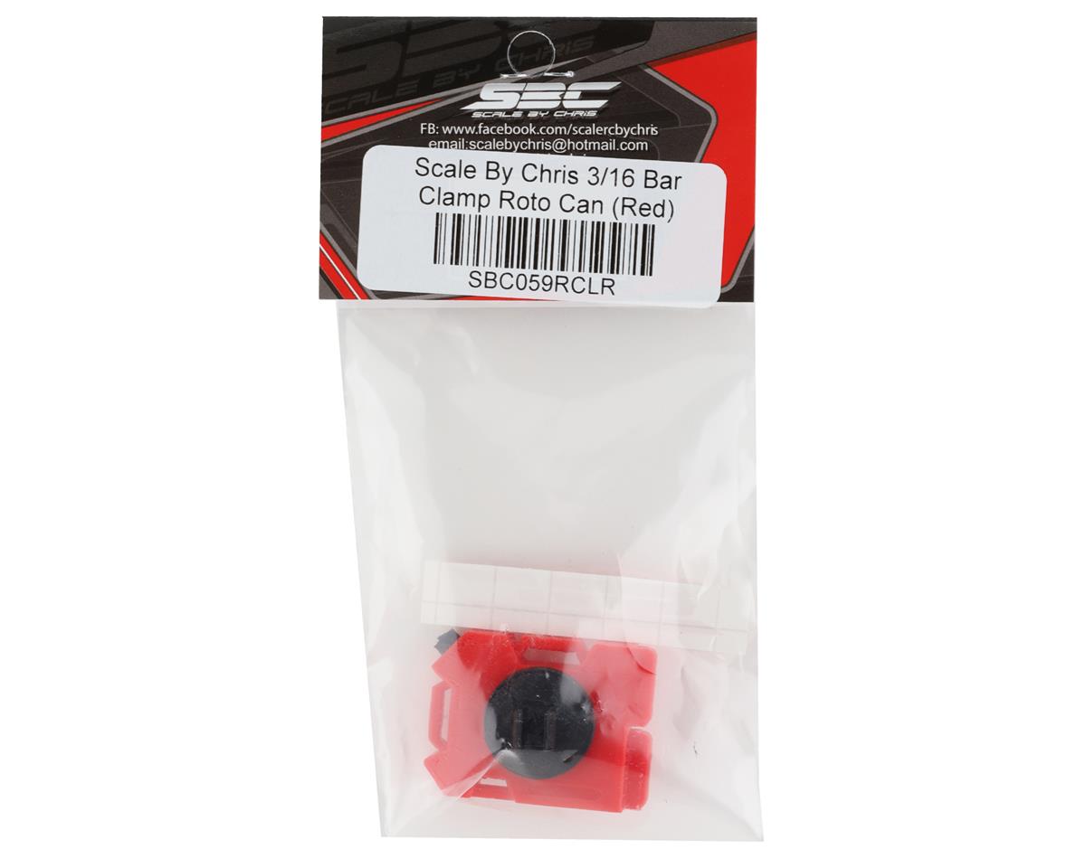 Scale By Chris 3/16" Bar Clamp Roto Can (Red)