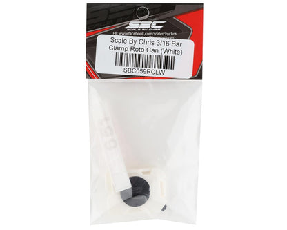 Scale By Chris 3/16" Bar Clamp Roto Can (White)