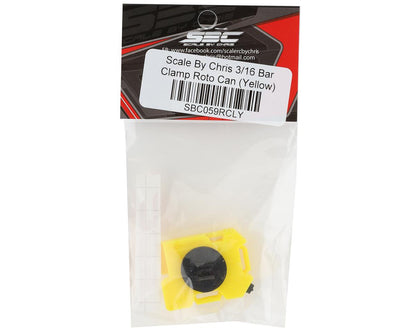 Scale By Chris 3/16" Bar Clamp Roto Can (Yellow)