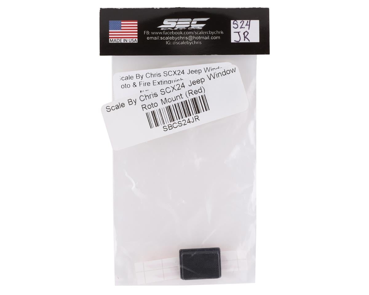Scale By Chris SCX24 Window Roto Mount (Red) (AXI00002V2)