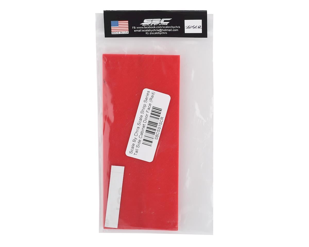 Scale By Chris Scale Shop Series Tall Side Cabinet Door Face (Red)