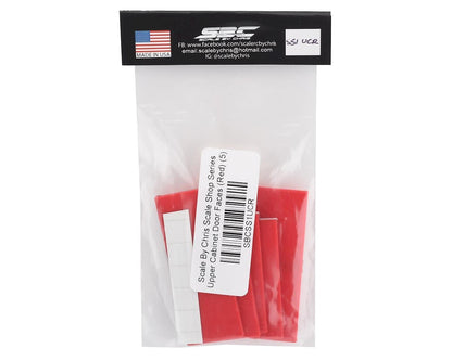 Scale By Chris Scale Shop Series Upper Cabinet Door Faces (Red) (5)