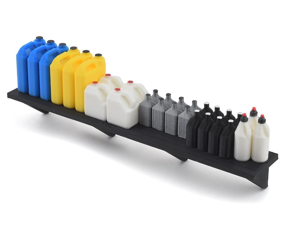 Scale By Chris Shop Series 150mm Loaded "Fluids" Wall Shelf (Large)