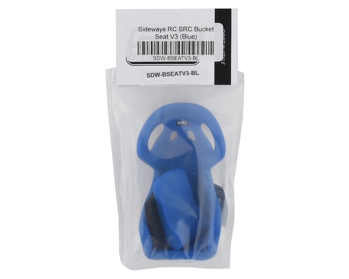 Sideways RC Scale Drift Bucket Seat V3 (Blue)
