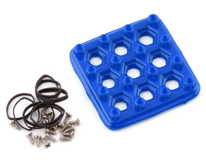 Sideways RC Scale Drift Bumper Retainers (Blue)