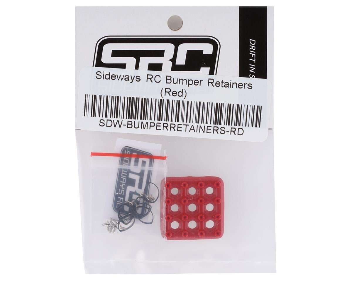 Sideways RC Scale Drift Bumper Retainers (Red)