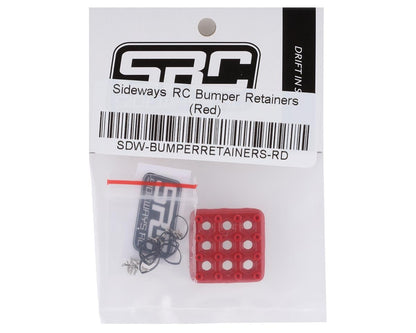 Sideways RC Scale Drift Bumper Retainers (Red)