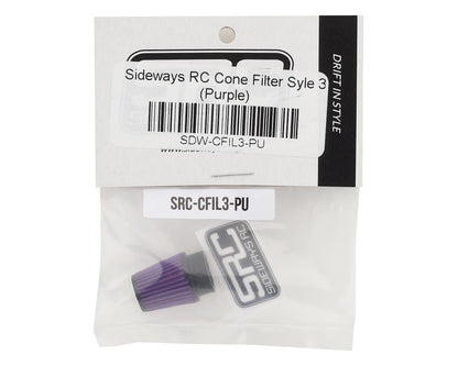 Sideways RC Scale Drift Cone Air Filter (Purple) (Style 3)