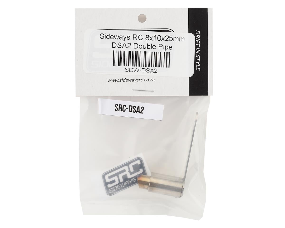 Sideways RC Scale Drift DSA2 Double Pipe Dual Exhaust Tip