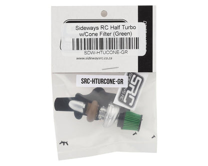 Sideways RC Scale Drift Half Turbo w/Cone Filter (Green)