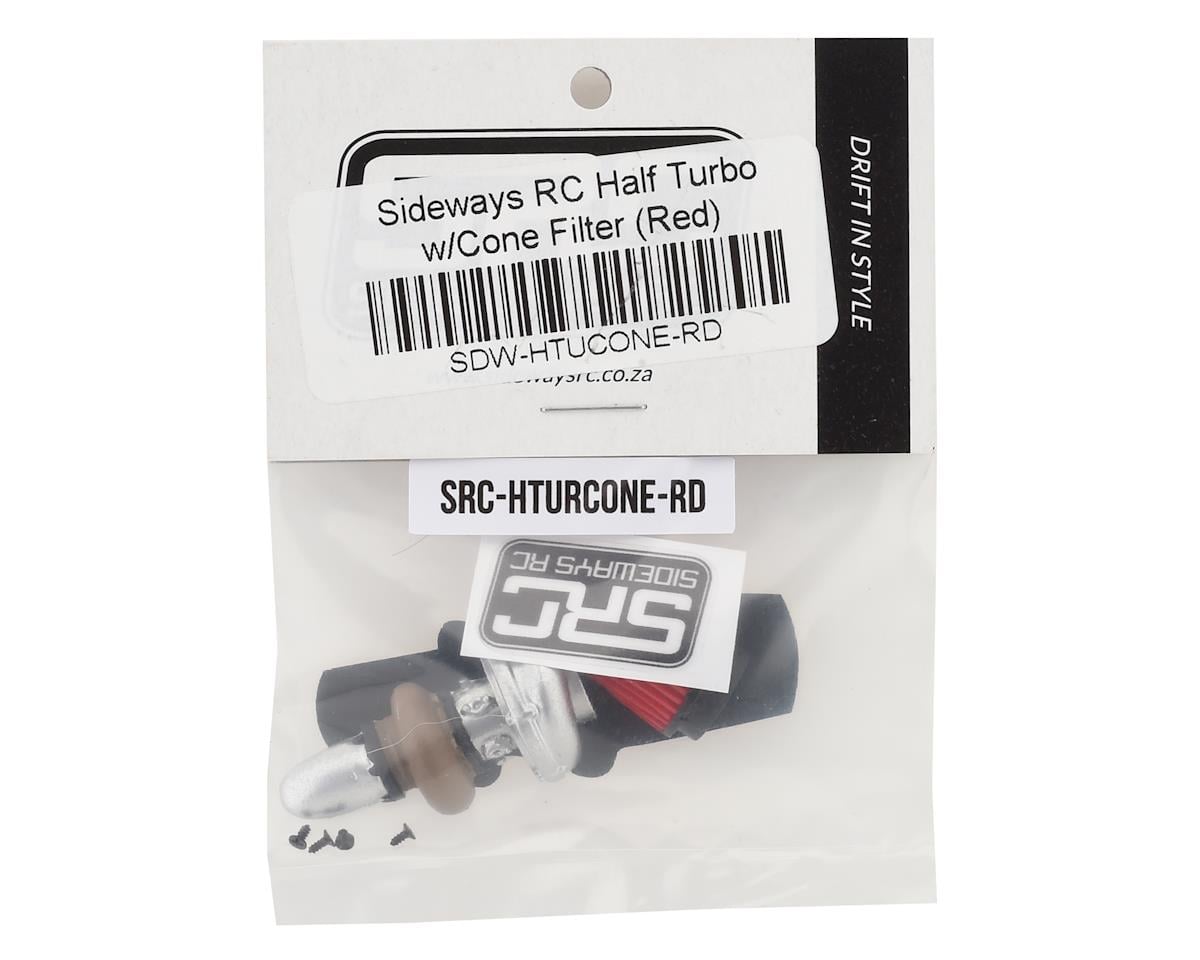 Sideways RC Scale Drift Half Turbo w/Cone Filter (Red)