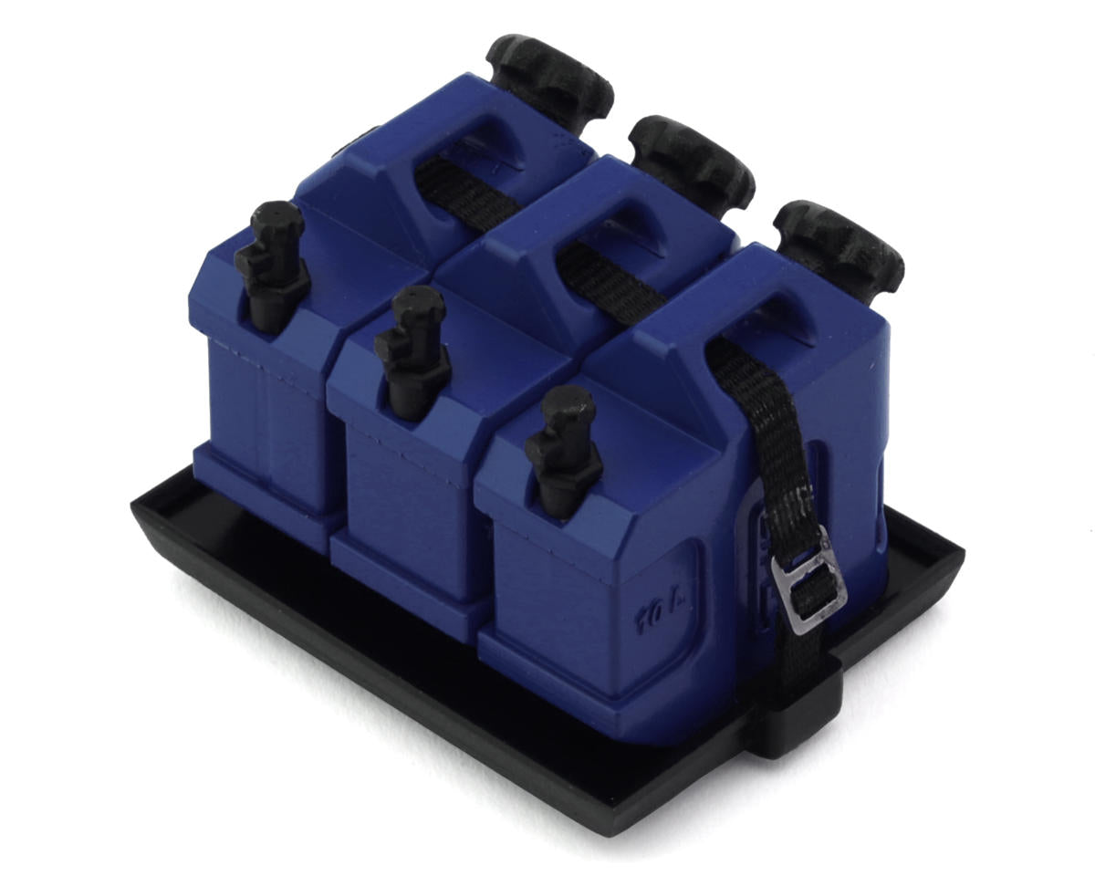 Sideways RC 1/10 Scale Jerry Can Set (Blue) (3)