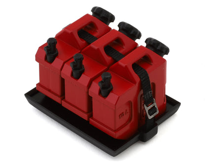 Sideways RC 1/10 Scale Jerry Can Set (Red) (3)