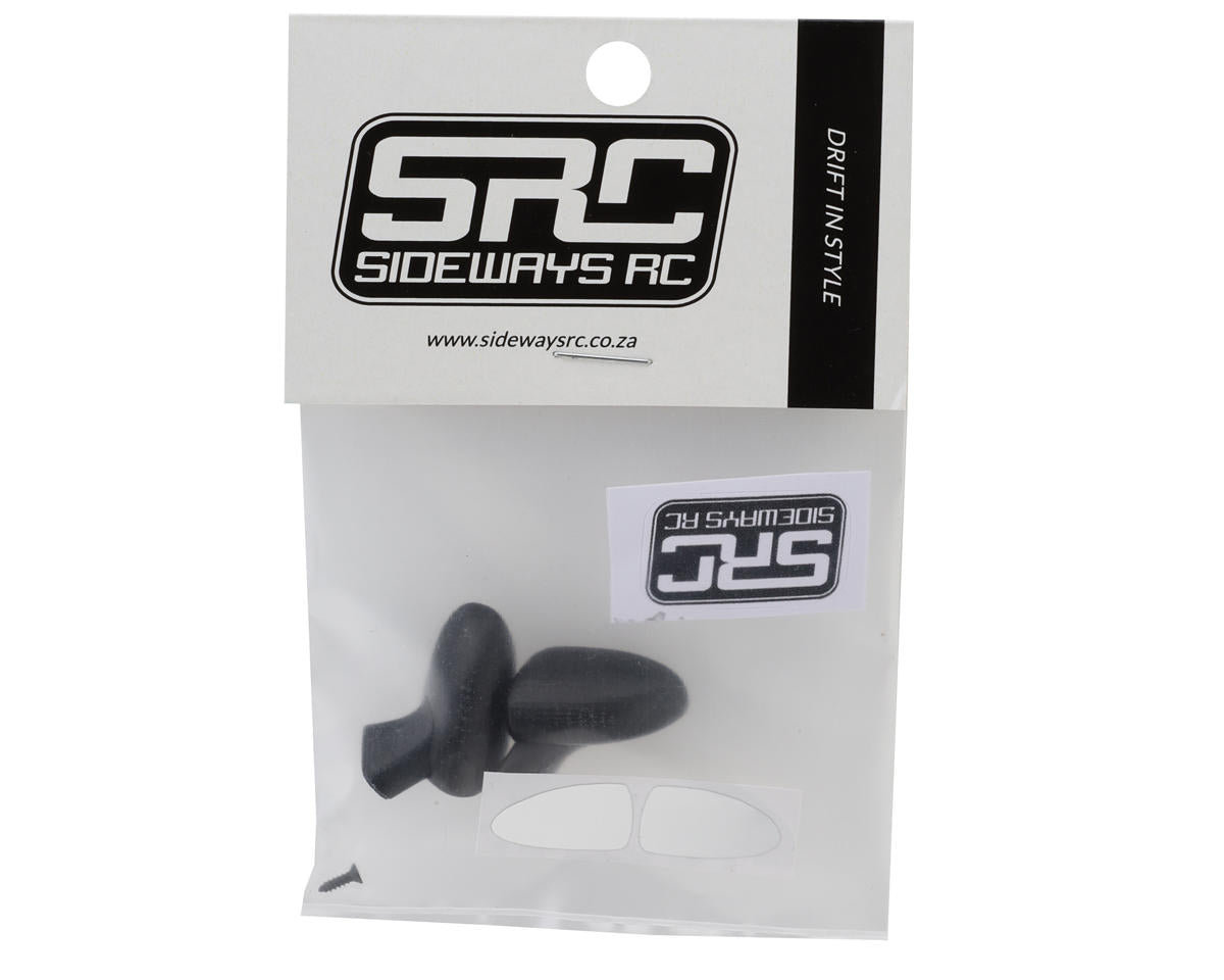 Sideways RC Scale Drift 1/10 GR86 Mirror Set (Black) (2)