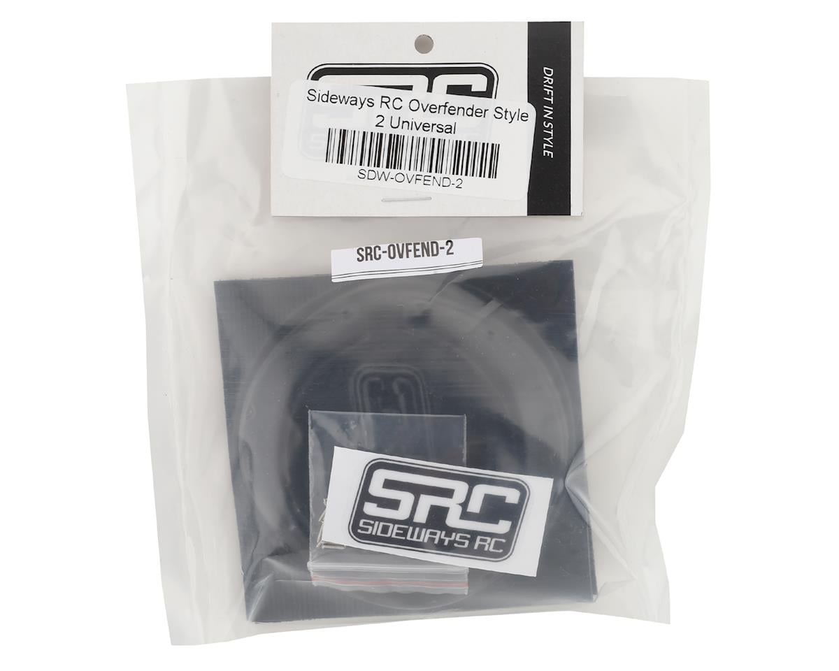 Sideways RC Scale Drift Universal Overfender (Black) (Style 2)