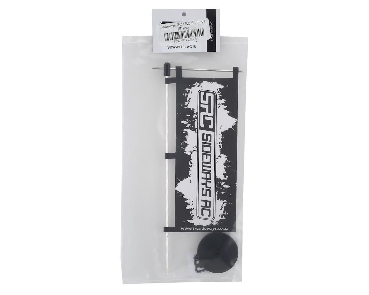 Sideways RC Scale Drift Pit Flag (Black)