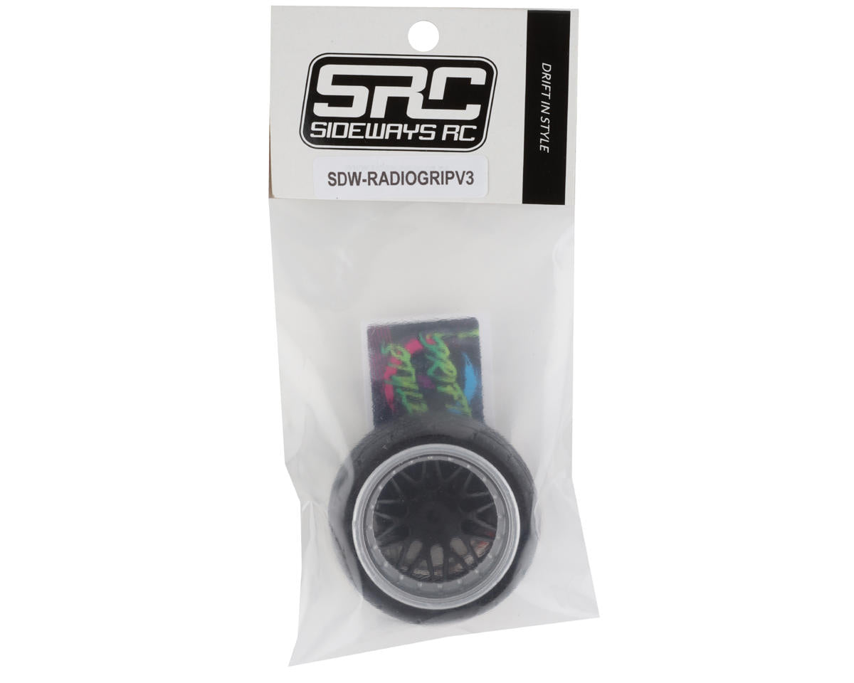 Sideways RC Radio Grip Wheel V3 (Black Chrome)